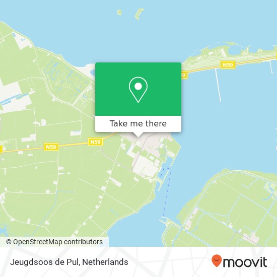 Jeugdsoos de Pul map