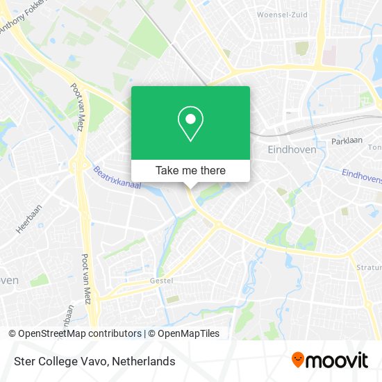 Ster College Vavo map