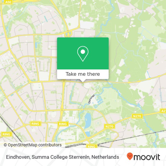 Eindhoven, Summa College Sterrenln map