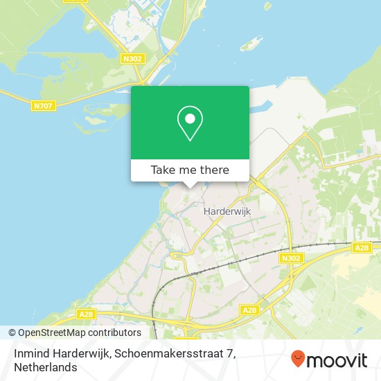 Inmind Harderwijk, Schoenmakersstraat 7 Karte