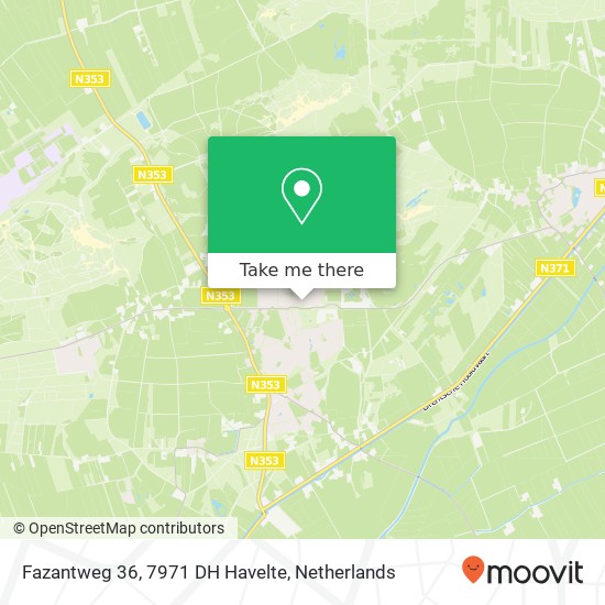 Fazantweg 36, 7971 DH Havelte map