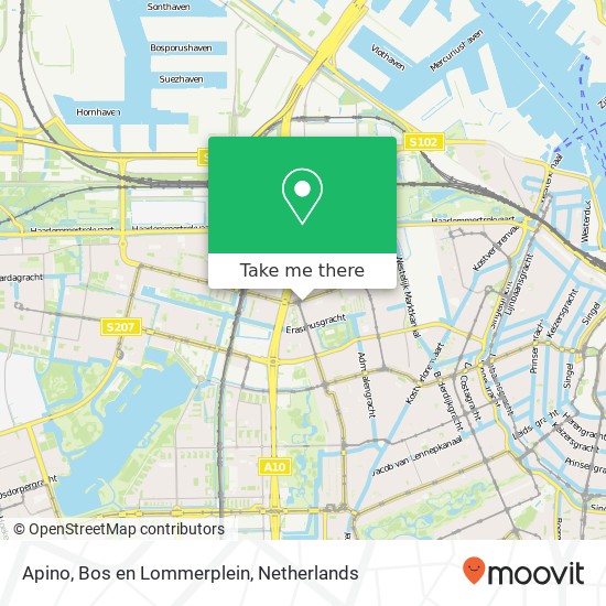 Apino, Bos en Lommerplein Karte