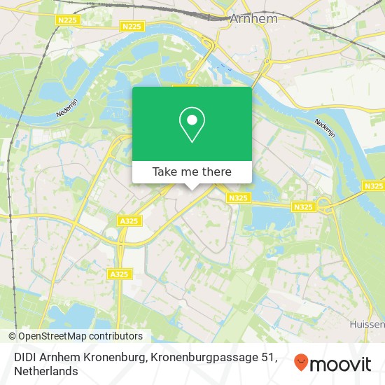 DIDI Arnhem Kronenburg, Kronenburgpassage 51 map