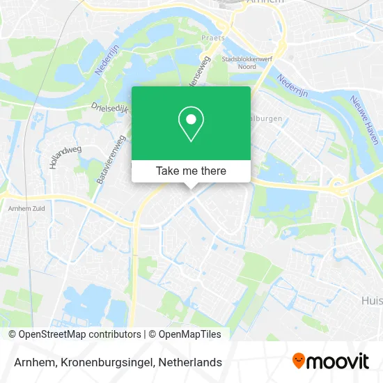 Arnhem, Kronenburgsingel map