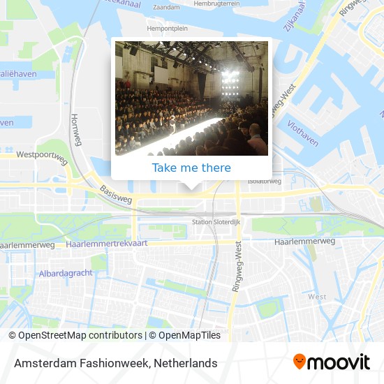 Amsterdam Fashionweek map