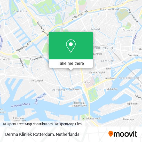 Derma Kliniek Rotterdam map