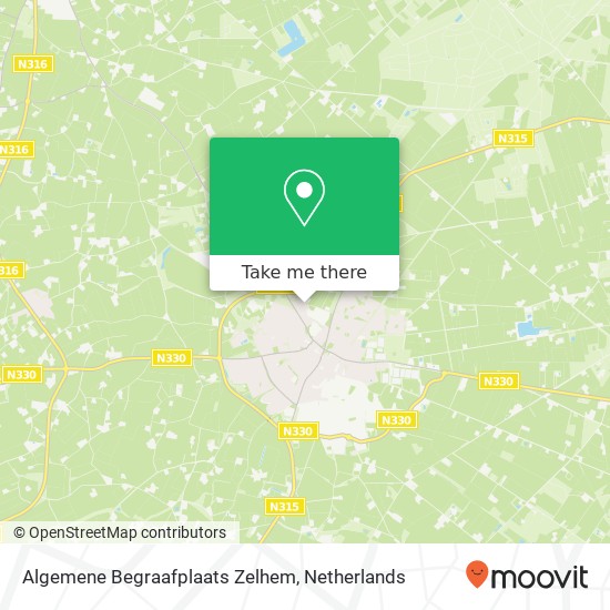 Algemene Begraafplaats Zelhem map