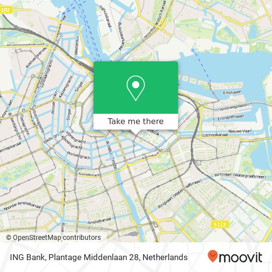 ING Bank, Plantage Middenlaan 28 map