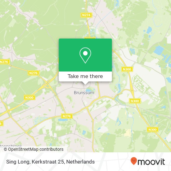 Sing Long, Kerkstraat 25 Karte