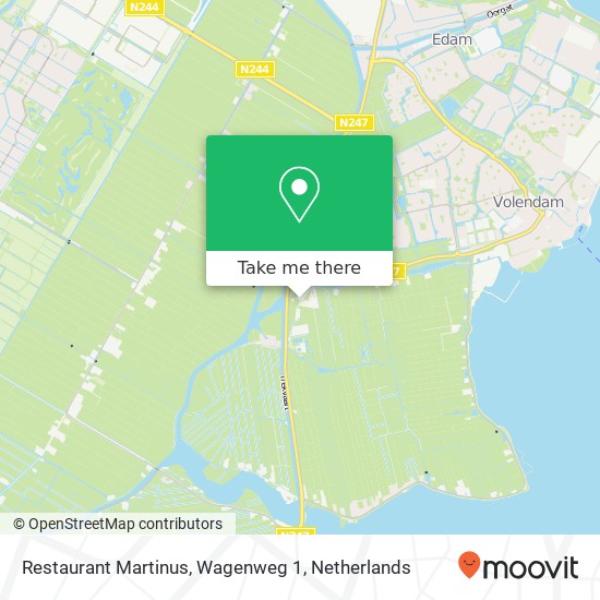 Restaurant Martinus, Wagenweg 1 map