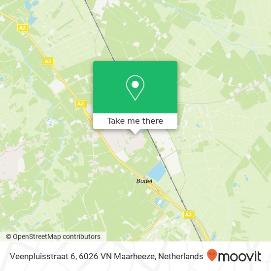 Veenpluisstraat 6, 6026 VN Maarheeze map