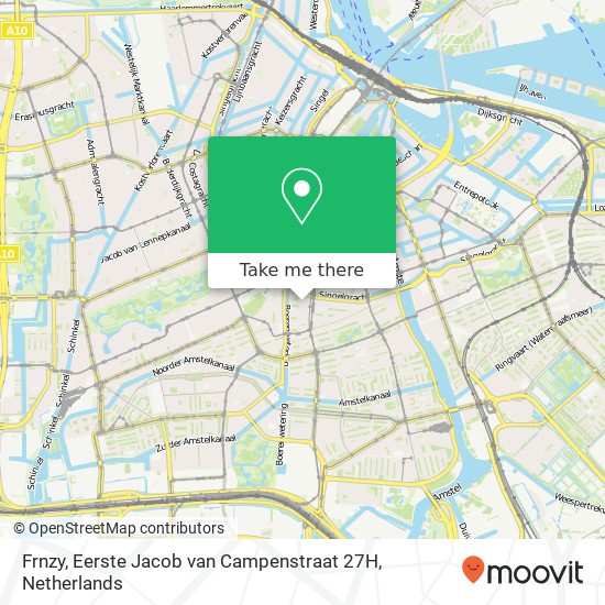 Frnzy, Eerste Jacob van Campenstraat 27H map