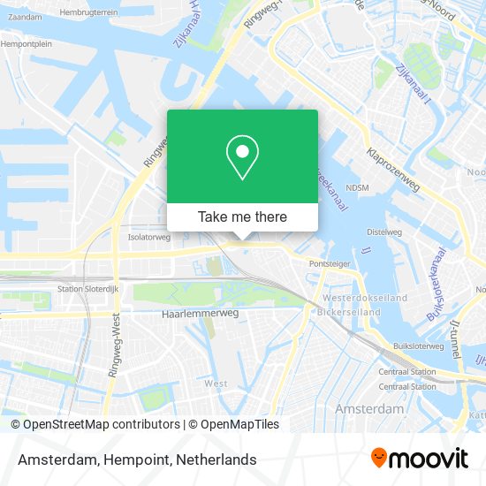 Amsterdam, Hempoint map