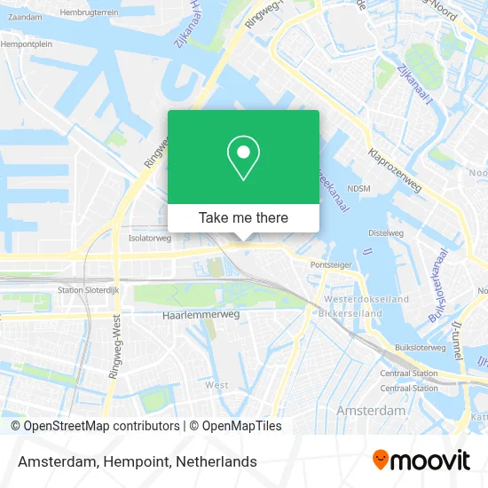 Amsterdam, Hempoint map