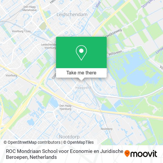 ROC Mondriaan School voor Economie en Juridische Beroepen Karte