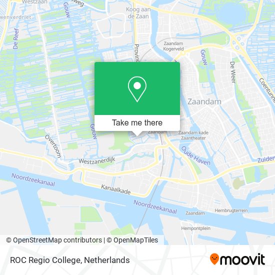 ROC Regio College map