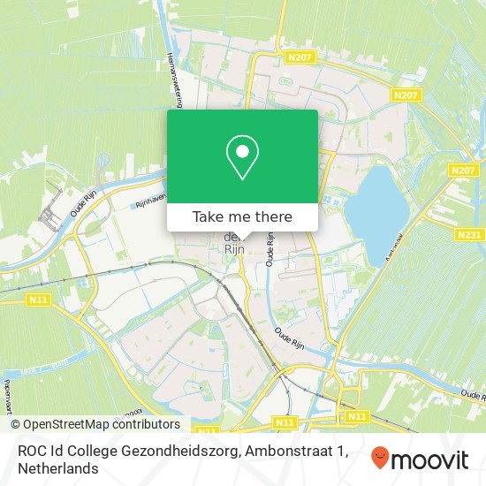 ROC Id College Gezondheidszorg, Ambonstraat 1 map