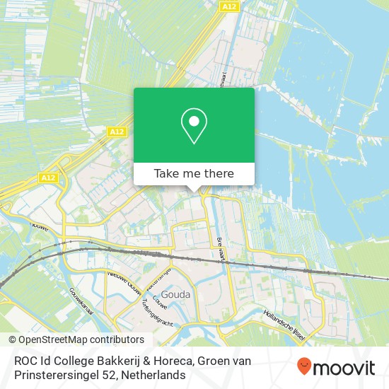 ROC Id College Bakkerij & Horeca, Groen van Prinsterersingel 52 map