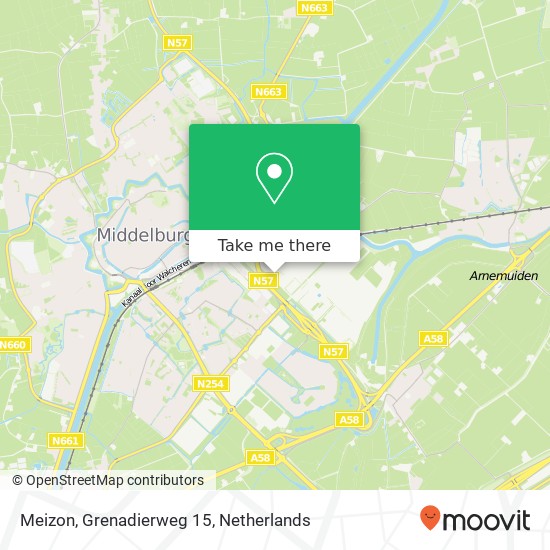 Meizon, Grenadierweg 15 map