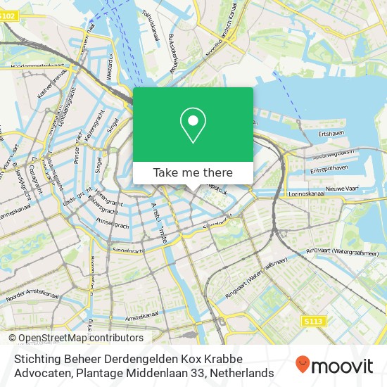 Stichting Beheer Derdengelden Kox Krabbe Advocaten, Plantage Middenlaan 33 map