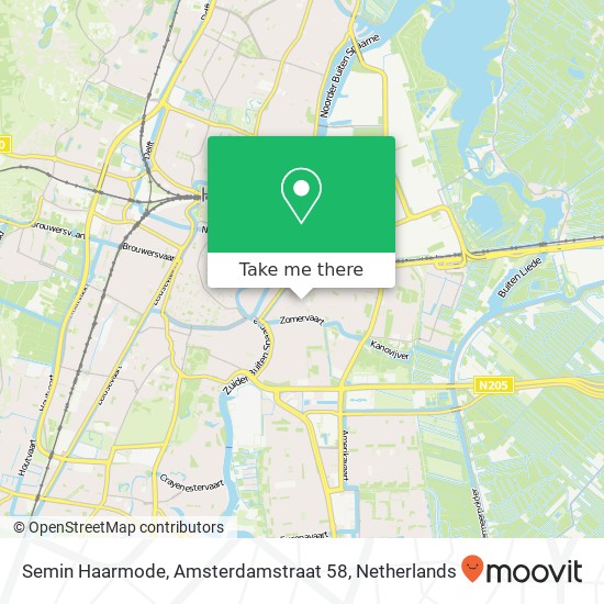 Semin Haarmode, Amsterdamstraat 58 map