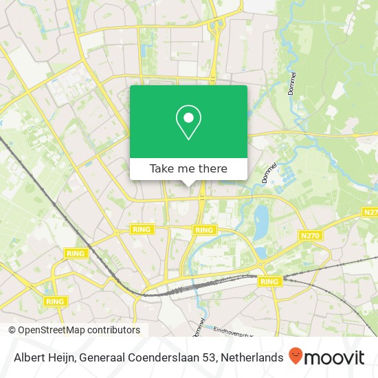 Albert Heijn, Generaal Coenderslaan 53 map