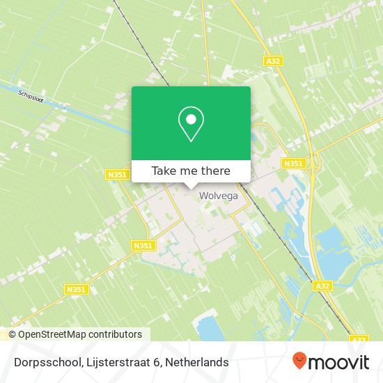 Dorpsschool, Lijsterstraat 6 map