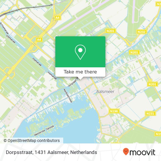 Dorpsstraat, 1431 Aalsmeer map