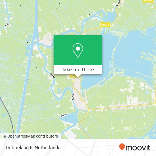 Dobbelaan 6, 1394 LN Nederhorst den Berg map