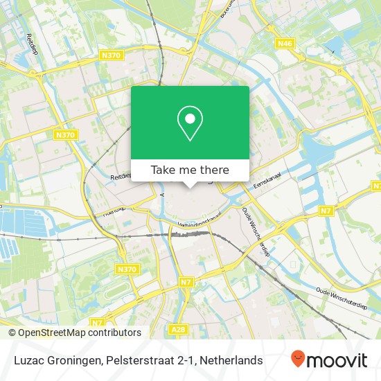 Luzac Groningen, Pelsterstraat 2-1 map