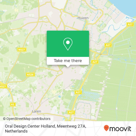 Oral Design Center Holland, Meentweg 27A map