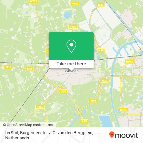 terStal, Burgemeester J.C. van den Bergplein map