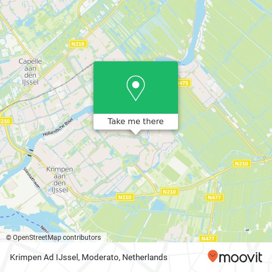 Krimpen Ad IJssel, Moderato map