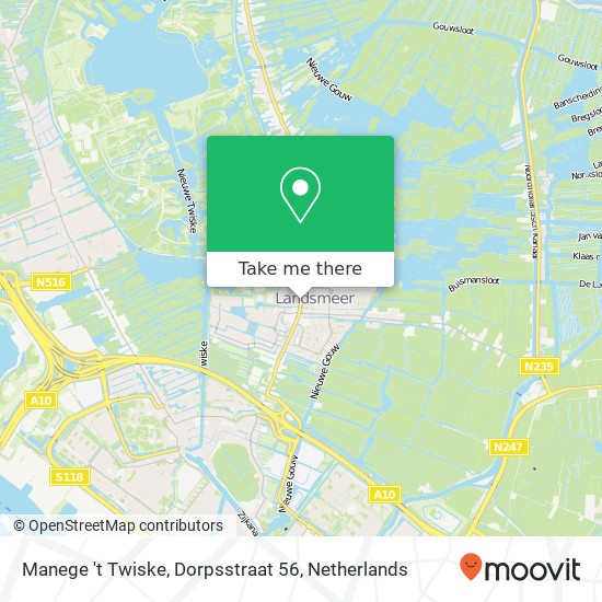 Manege 't Twiske, Dorpsstraat 56 map