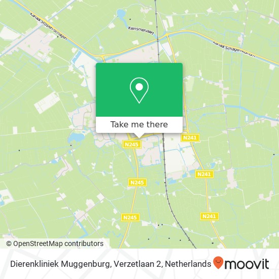 Dierenkliniek Muggenburg, Verzetlaan 2 map