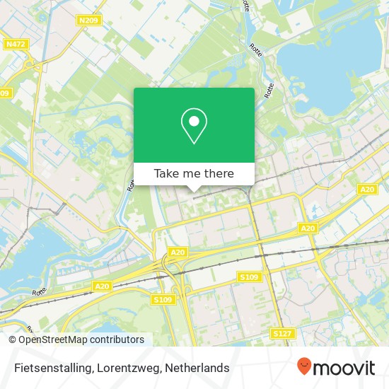 Fietsenstalling, Lorentzweg map