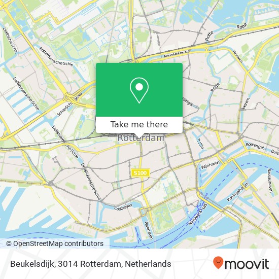 Beukelsdijk, 3014 Rotterdam Karte