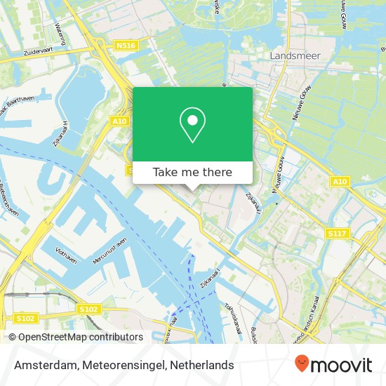 Amsterdam, Meteorensingel map