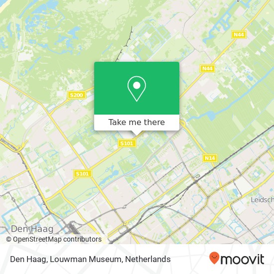 Den Haag, Louwman Museum map