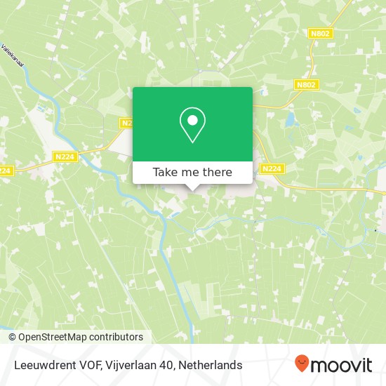 Leeuwdrent VOF, Vijverlaan 40 map