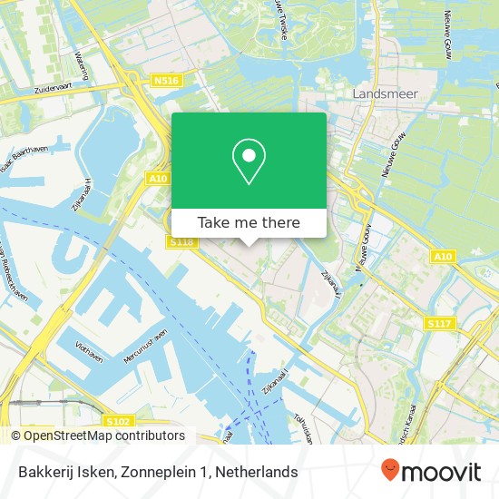 Bakkerij Isken, Zonneplein 1 map