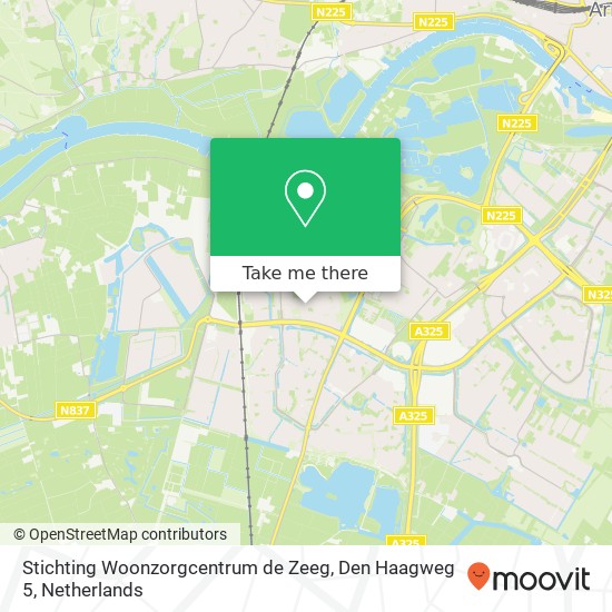 Stichting Woonzorgcentrum de Zeeg, Den Haagweg 5 Karte