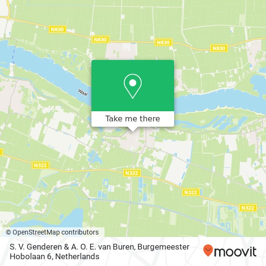 S. V. Genderen & A. O. E. van Buren, Burgemeester Hobolaan 6 map