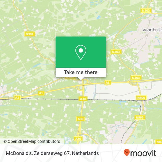 McDonald's, Zelderseweg 67 map