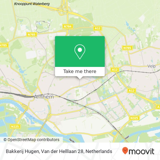 Bakkerij Hugen, Van der Helllaan 28 map