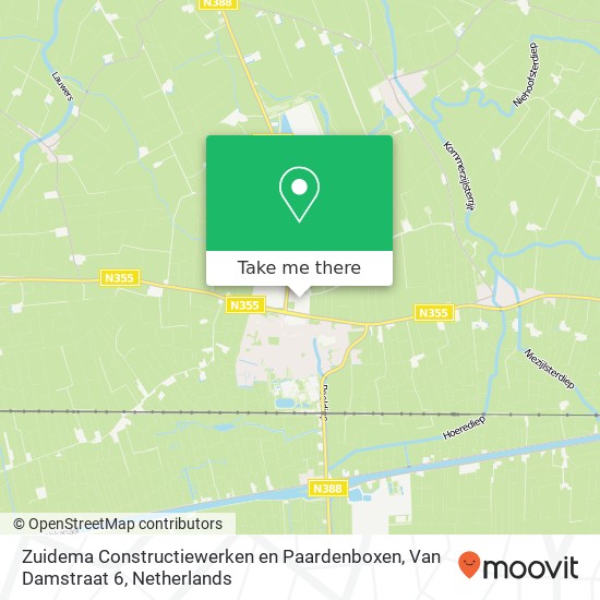 Zuidema Constructiewerken en Paardenboxen, Van Damstraat 6 map