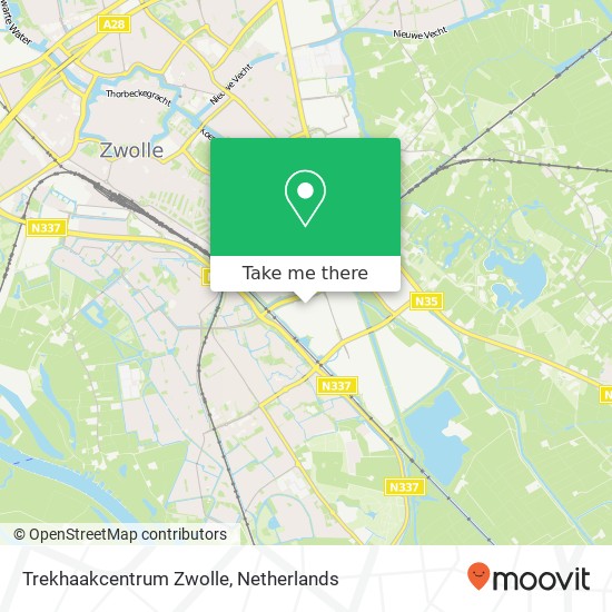 Trekhaakcentrum Zwolle, Nikolaus Ottostraat 3 Karte