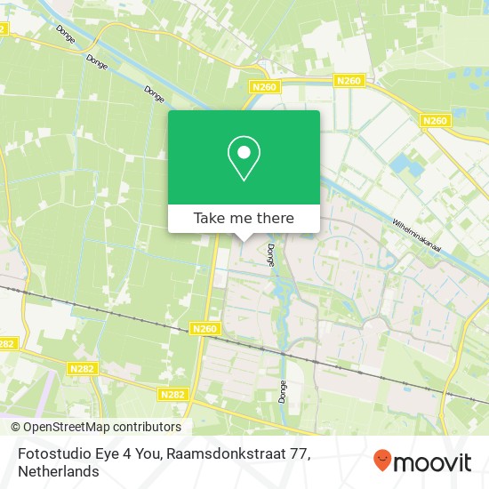 Fotostudio Eye 4 You, Raamsdonkstraat 77 map