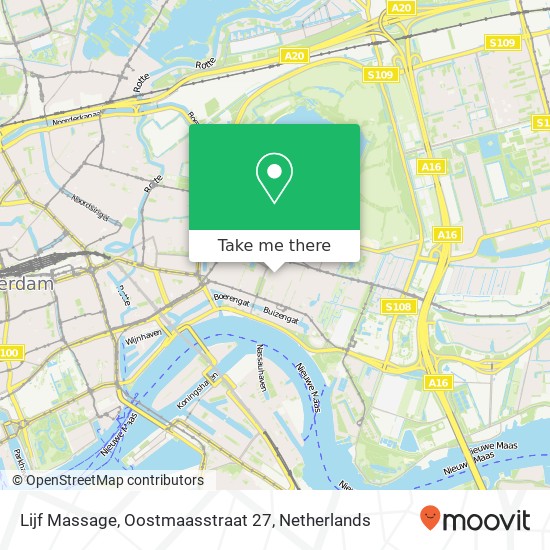 Lijf Massage, Oostmaasstraat 27 Karte