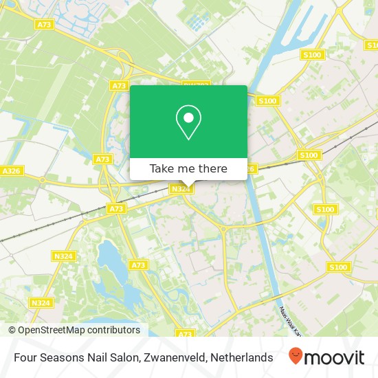 Four Seasons Nail Salon, Zwanenveld map